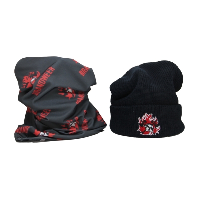 Muts en nekwarmer brandweerlogo