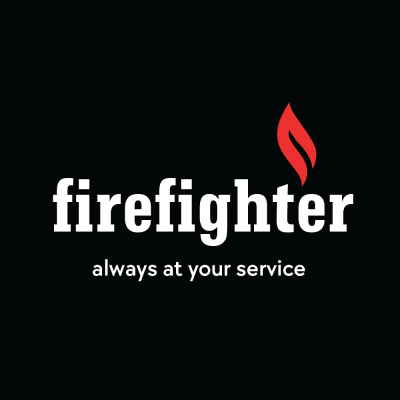 Hoodie firefighter - zwart/navy