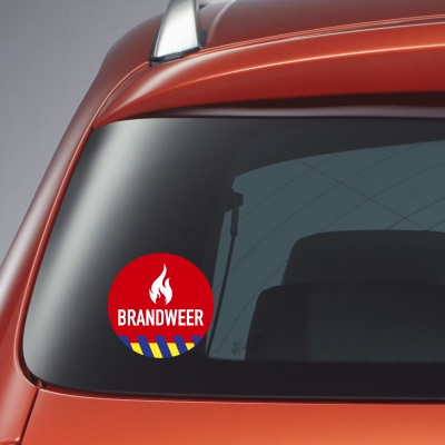 Sticker brandweer